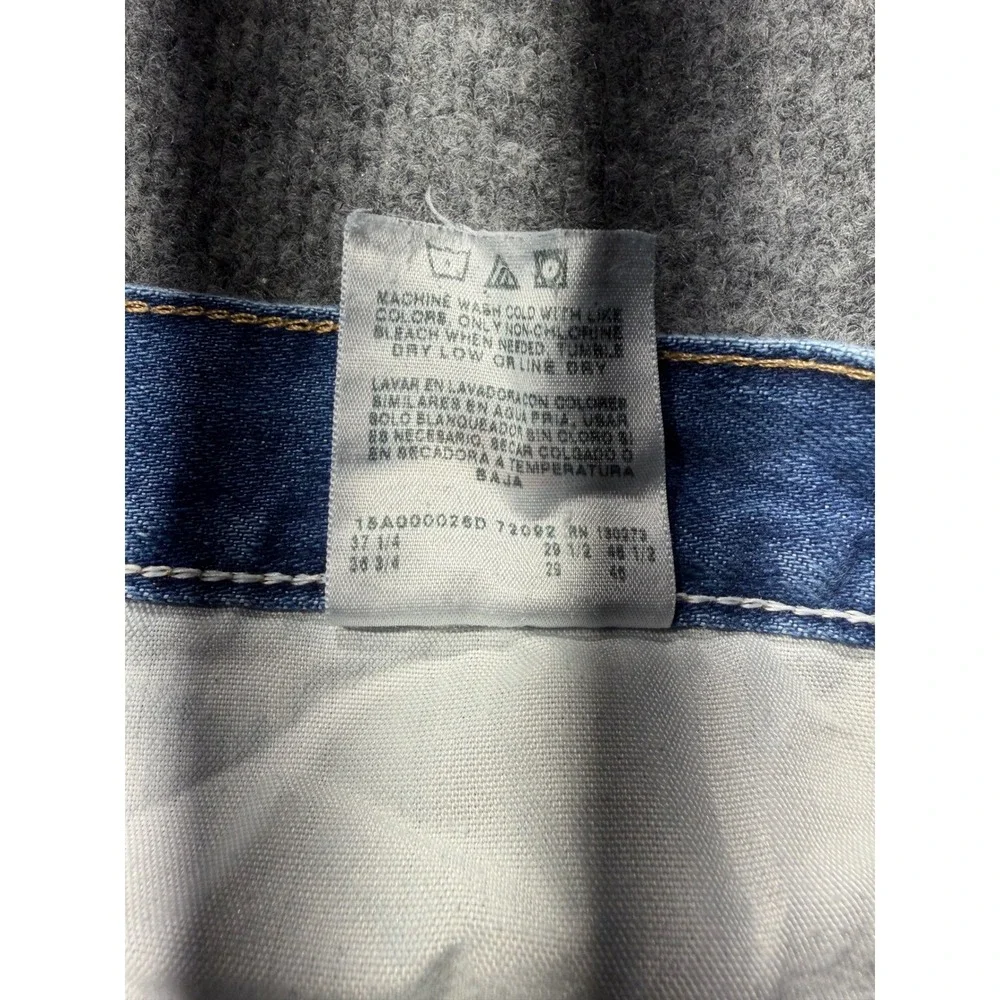 Wrangler Mens Regular Fit Blue Denim Jeans 36x29 Medium Wash 85900DW StraightLeg